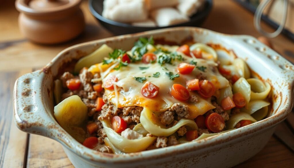 Ground Turkey Cabbage Casserole