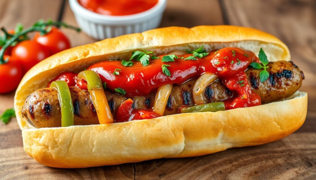 Italian Sausage Sandwich