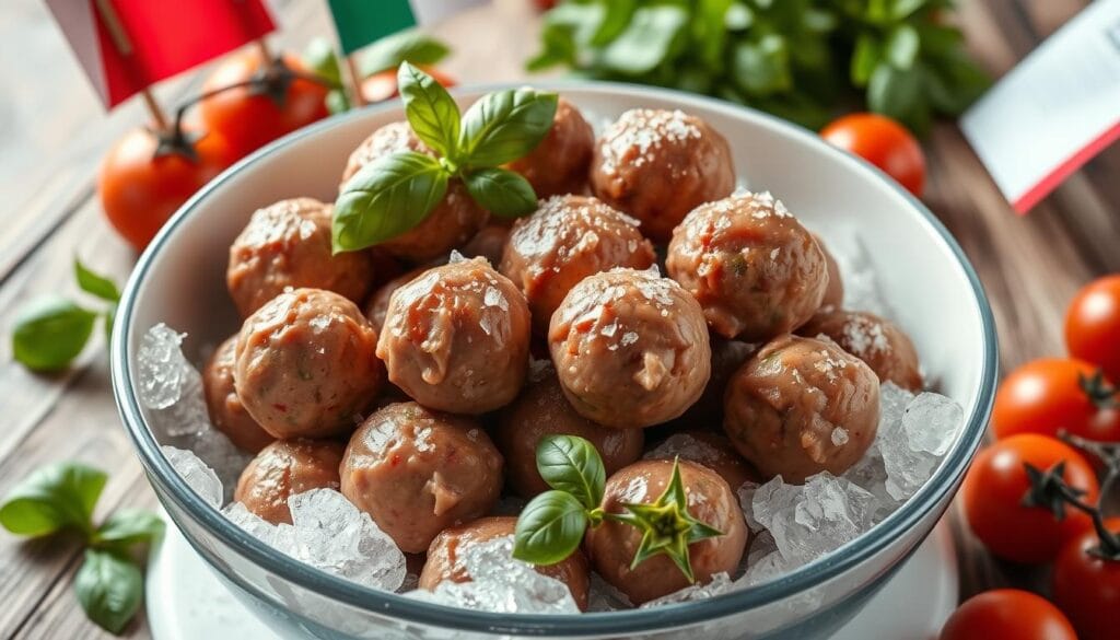 frozen meatballs