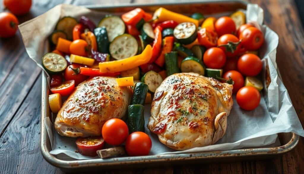 sheet pan dinner