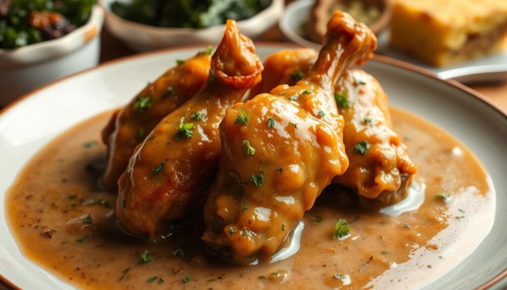 smothered turkey wings recipe