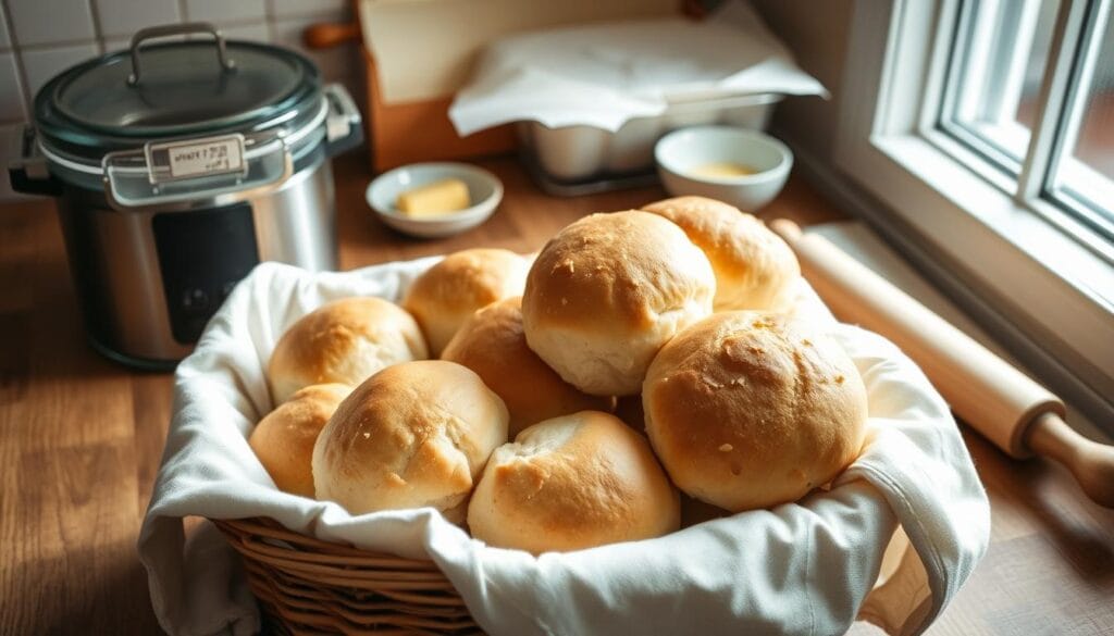 storing no yeast dinner rolls