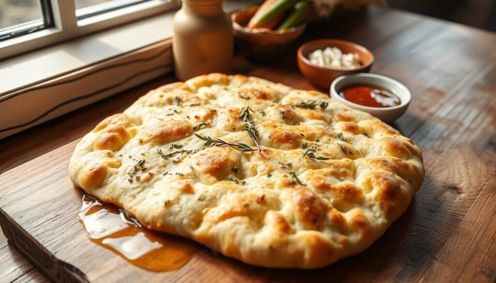 Baked Cottage Cheese Flatbread