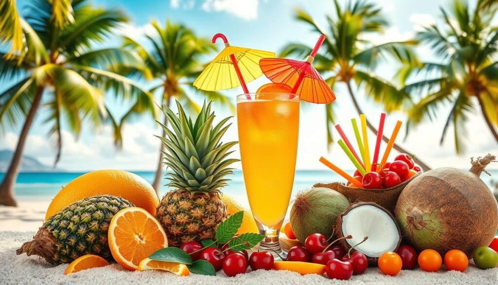 Tropical Cocktail Fruit Juices