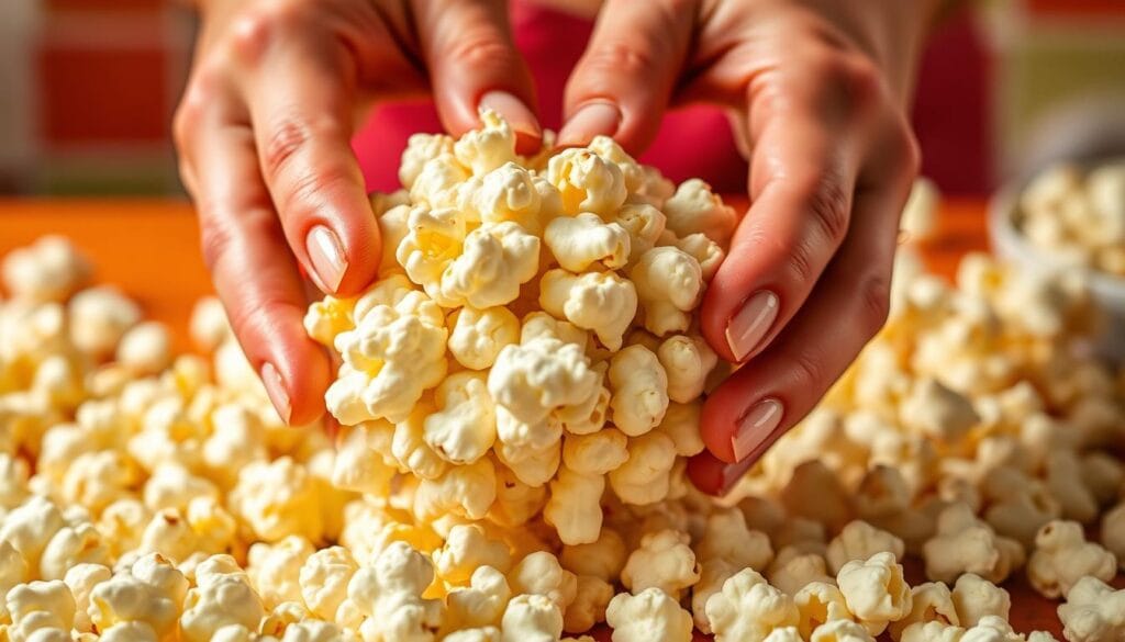 Molded Popcorn Balls Technique