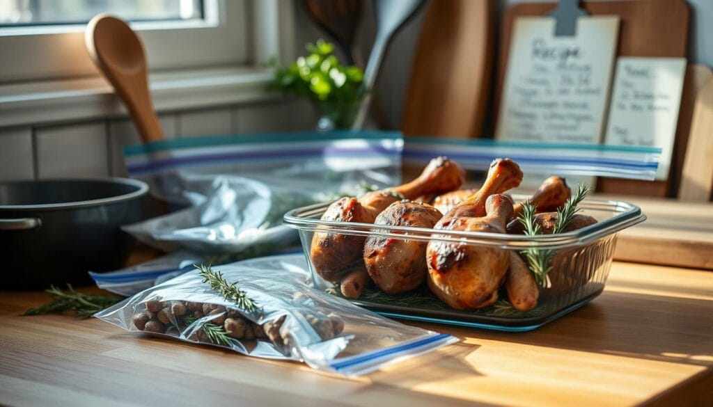 Smoked Chicken Drumsticks Storage