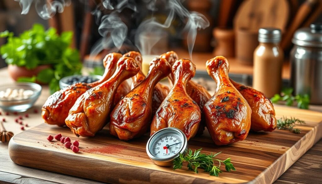 Smoked Chicken Drumsticks Temperature Guide