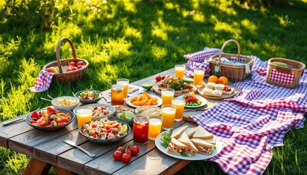 Summer Picnic Food Preparation