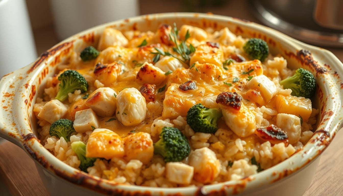 chicken broccoli rice casserole