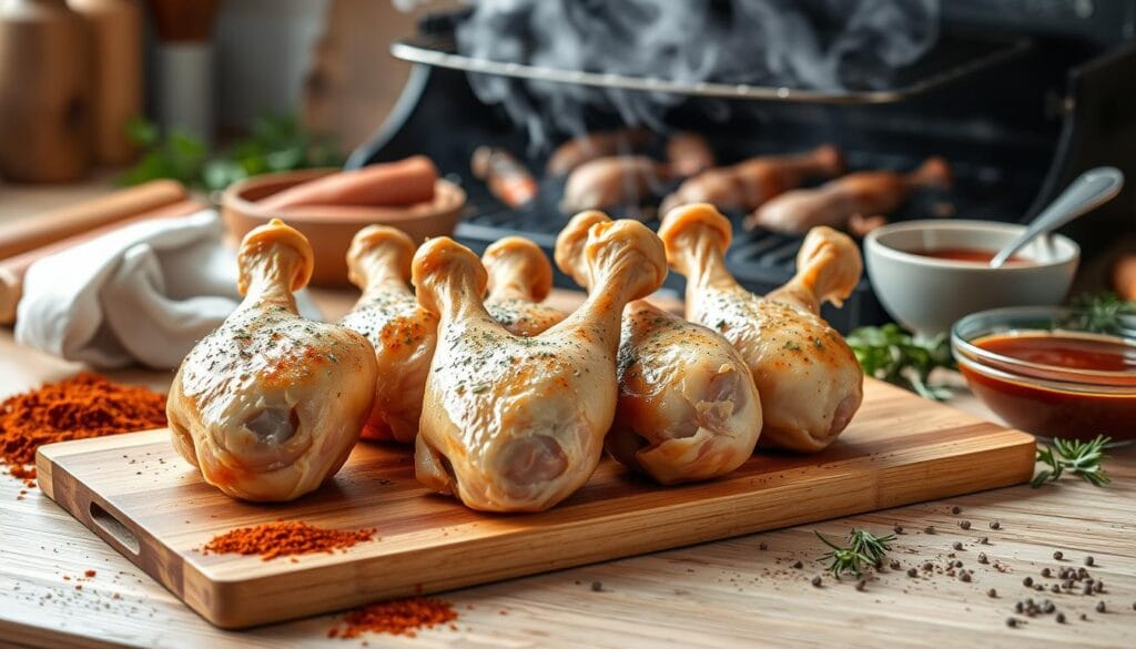 smoked chicken drumsticks