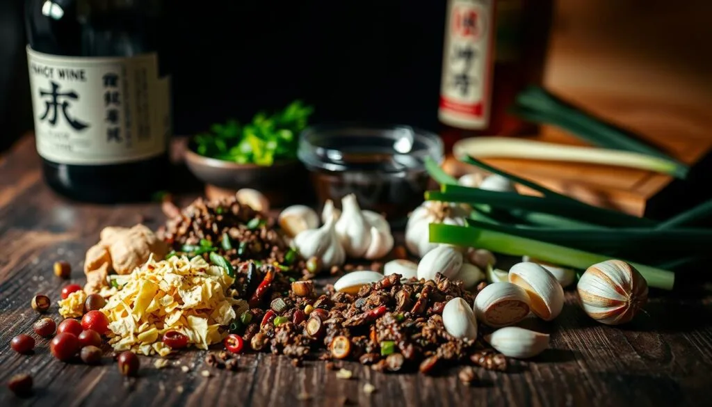 Chinese Pepper Steak Marinade Ingredients